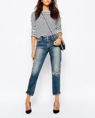 Slim Ankle Leg Jean
