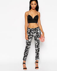 Dark Floral Trouser