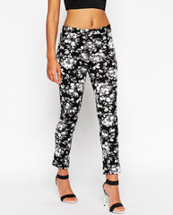 Dark Floral Trouser