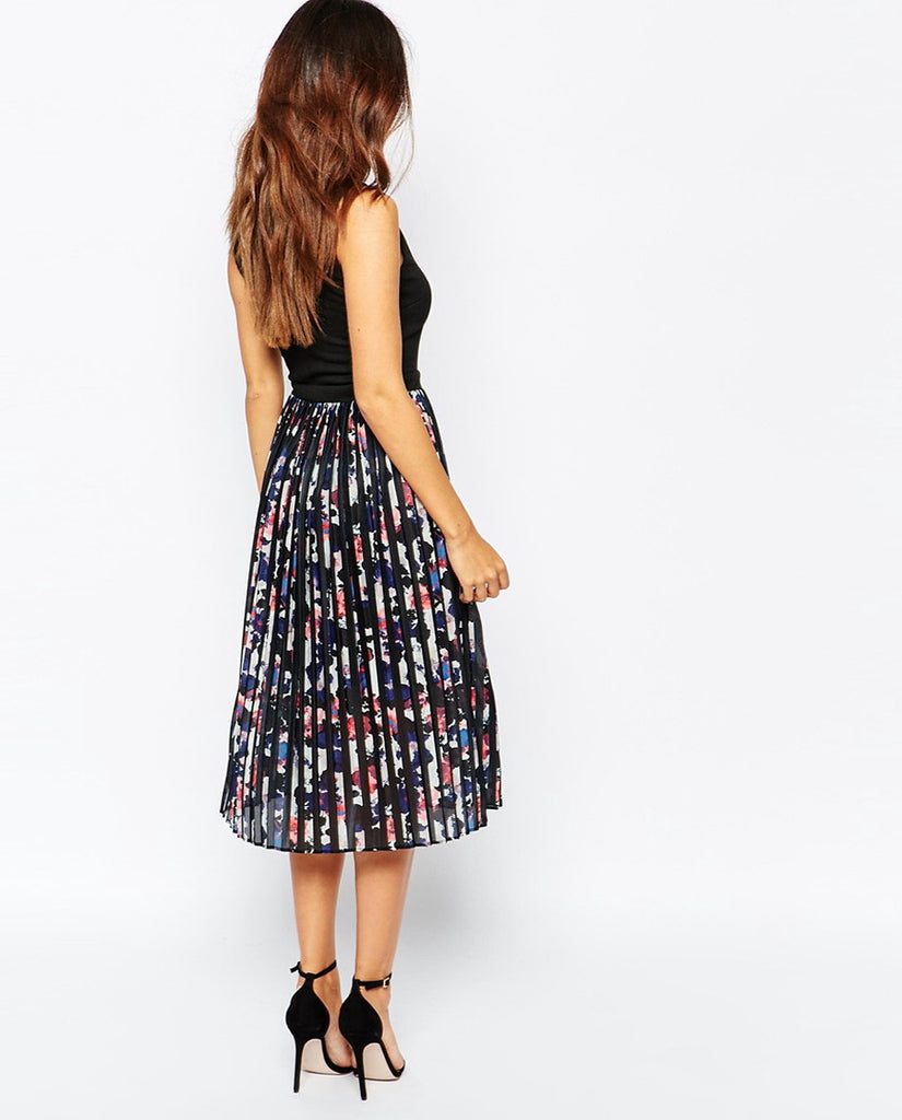 Pleated Skirt Dress